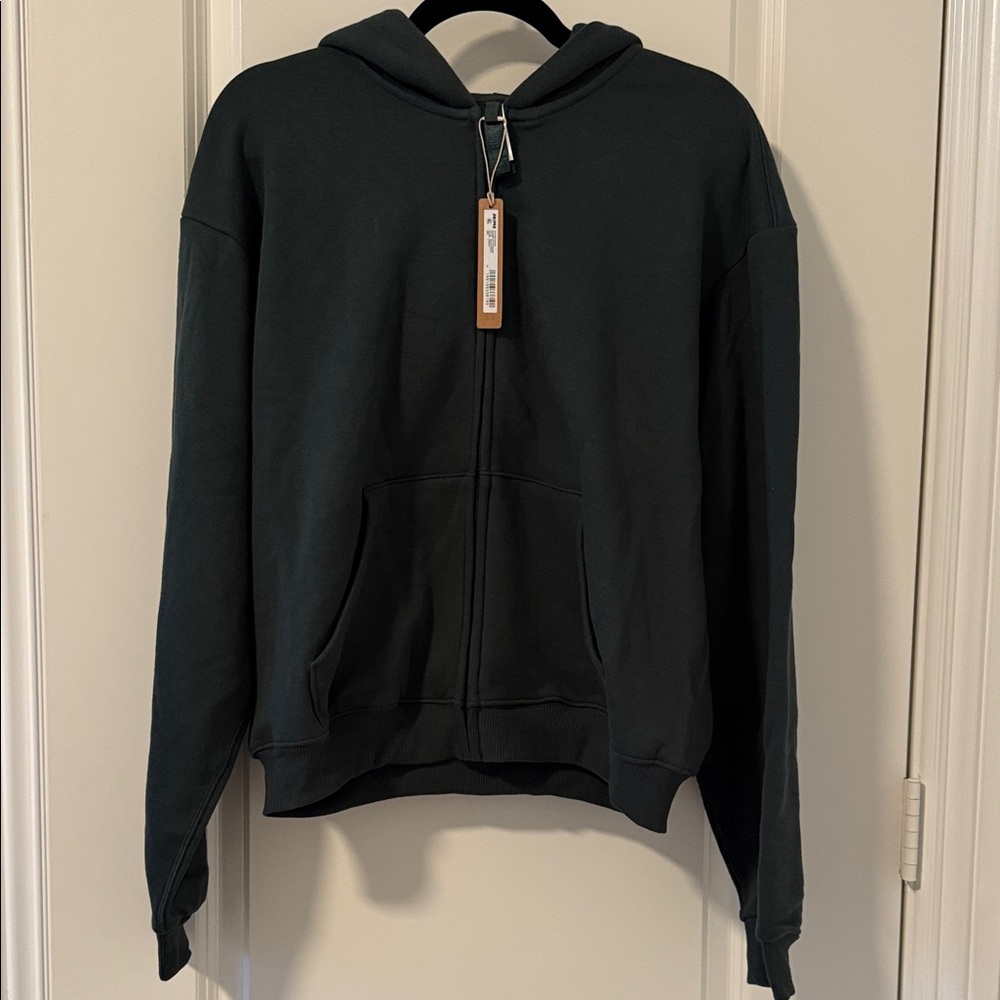 SKIMS Spruce Zip-Up Hoodie